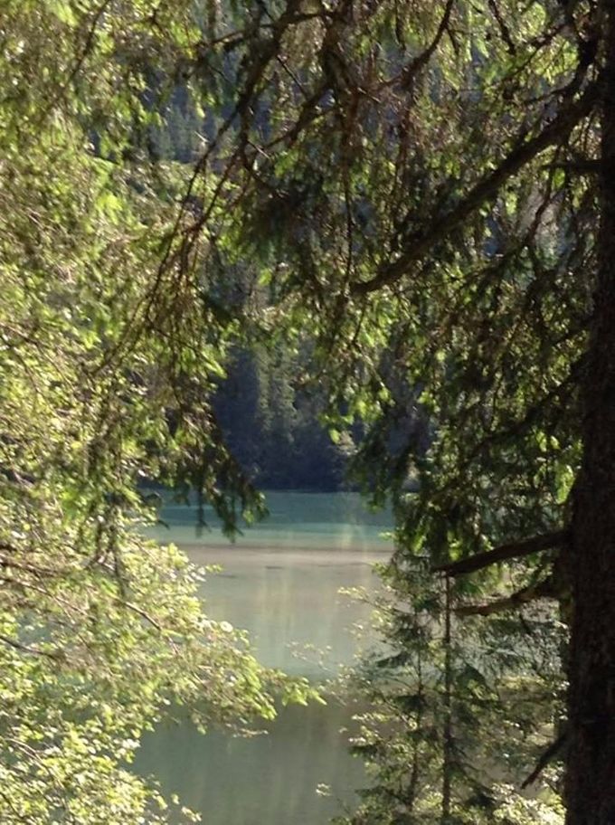 He leads me besides still and quiet waters....